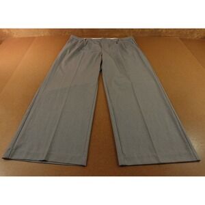 H&M Divided Womens Size 18 Gray Pleat Front Pocketed Wide Leg Dress Pants NWT